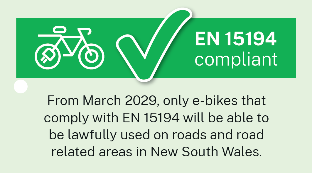 EN 15194 compliant e-bike